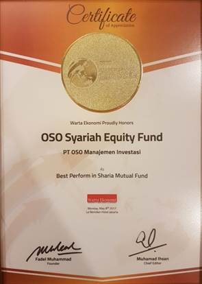 INDONESIA TOP PERFORMING MUTUAL FUND & CONSUMER CHOICE AWARD 2017